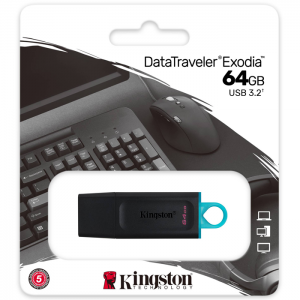 USB Kingston - 64GB (USB 3.2)