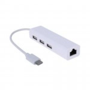 CÁP CHUYỂN ĐỔI TỪ USB TYPE C SANG LAN 10/100 VÀ 3 USB 2.0